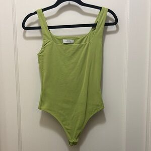Babaton Lime Green Contour Bodysuit